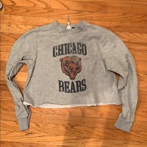 Chicago Bears cropped sweatshirt